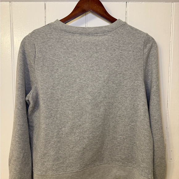 Melanie Lyne Heather Grey Sweater with Pearl Embellishments - Picture 3 of 5